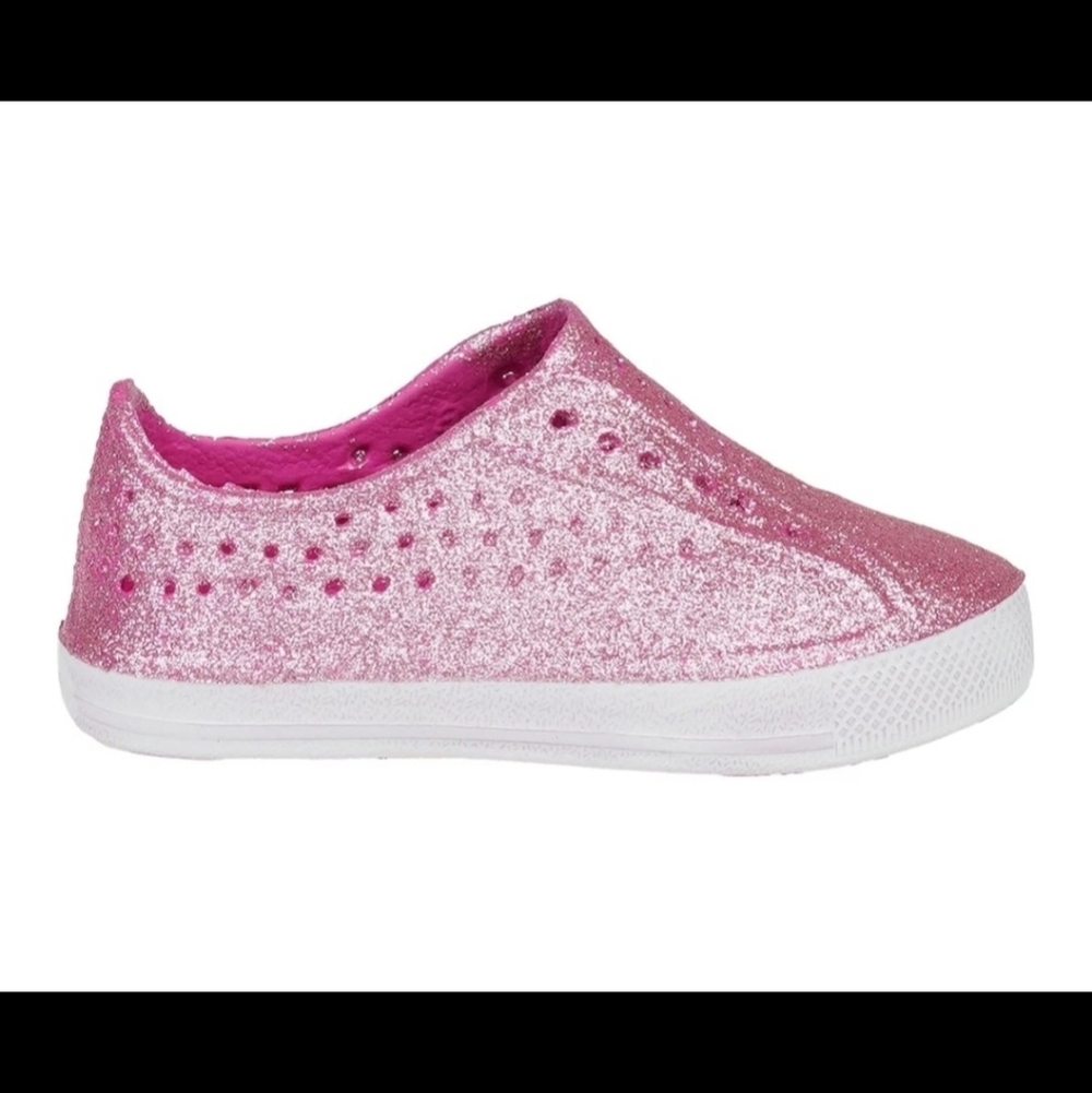 Chatties Glitter Non-slip Aqua Water Shoes in Fuchsia